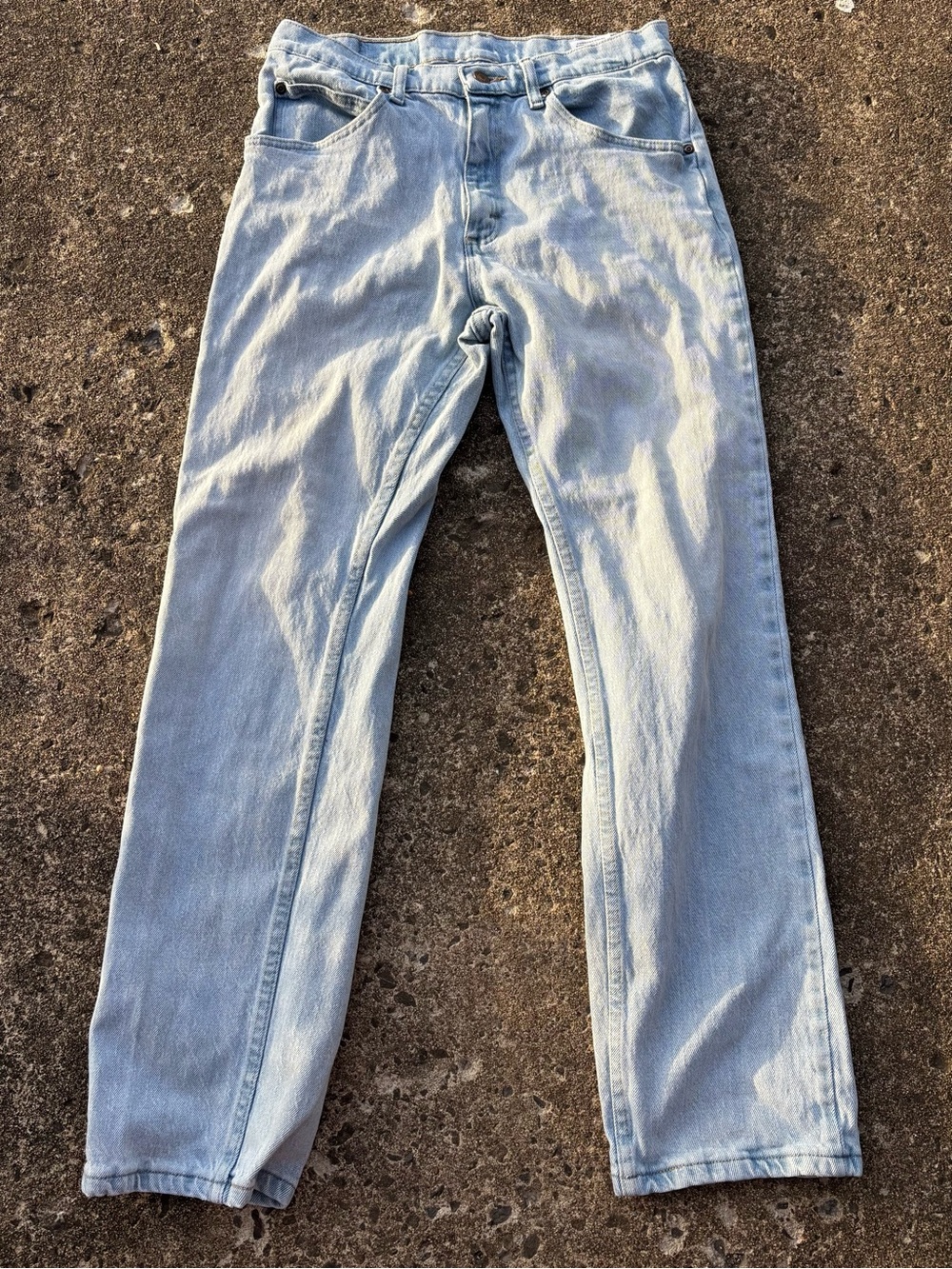 Wrangler Light Blue Men's Straight Jeans